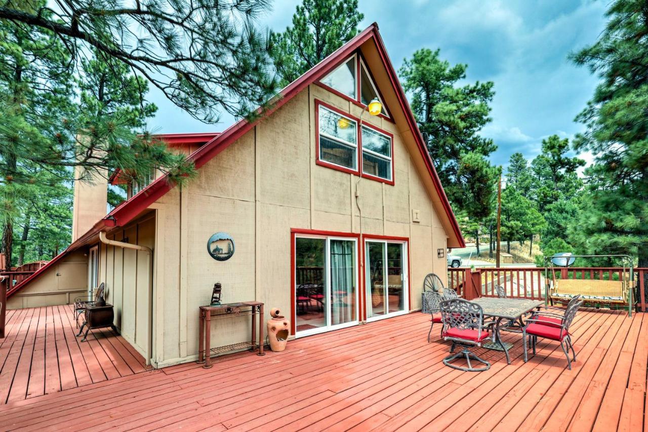 A-Frame Ruidoso Retreat With Deck, Grill And Views! Villa Exterior photo